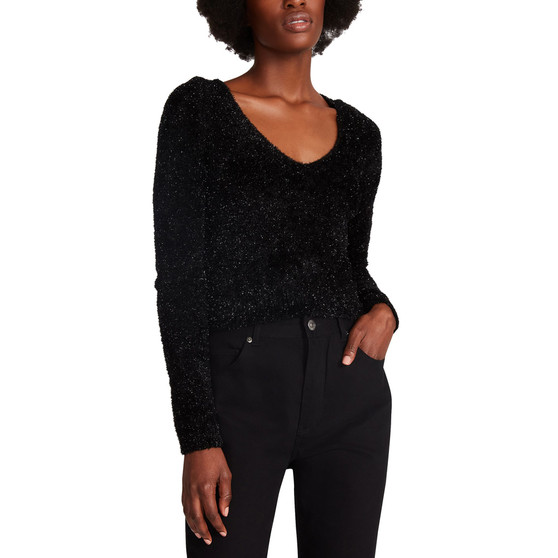 Milly Cropped Shimmer Sweater