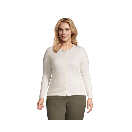 Women's Plus Size Cashmere Cardigan Sweater