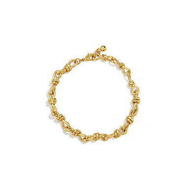 24K Gold-Plated Miji Link Bracelet