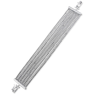 Multichain Statement Bracelet in Sterling Silver