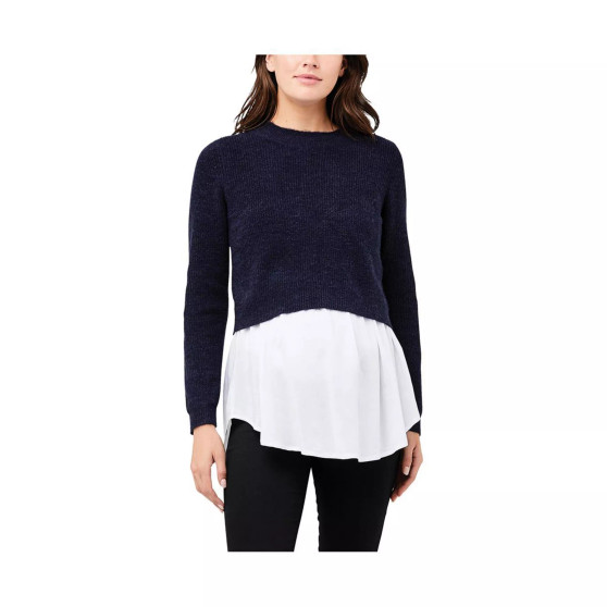 Maternity Mandy 2 Piece Nursing Knit Grey