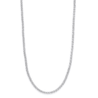 20" Sparkle Link Chain Necklace in Sterling Silver, Created for Macy's (Also in 18k Gold Over Sterling Silver)