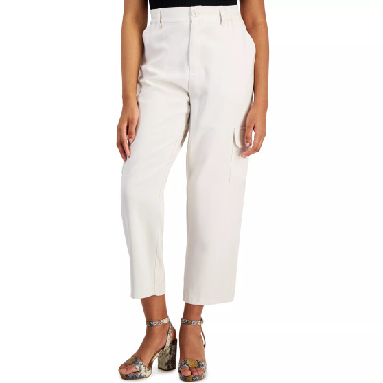 Women's Cargo Wide-Leg Pants, Created for Macy's