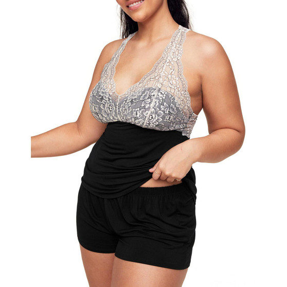 Chesney Women's Plus-Size Pajama Camisole and Short Set