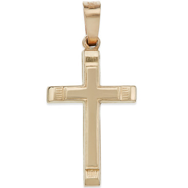 Small Cross Pendant in 14k Gold
