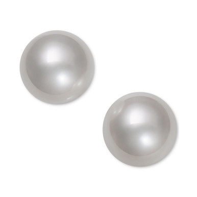Pearl Earrings, 14k Gold AAA Cultured Freshwater Pearl Stud (11mm)