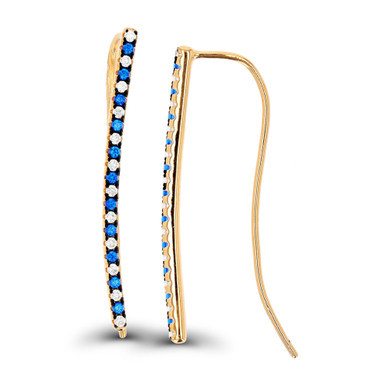 Fishhook Earrings in 14K Rose Gold Plated Sterling Silver