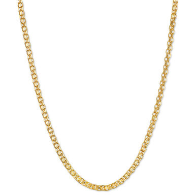 Bismark Link 16" Chain Necklace (1-1/3mm) in 14k Gold