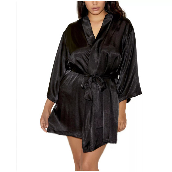 Plus Size Ultra Soft Satin Lounge and Poolside Robe
