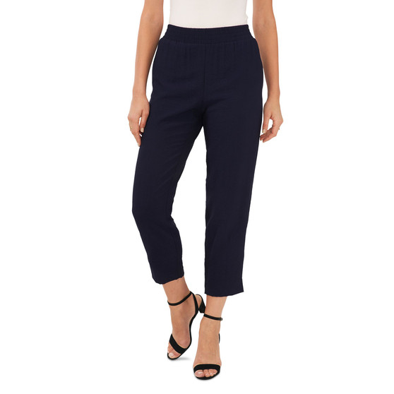 Women's Pull-On Cropped Straight-Leg Pants