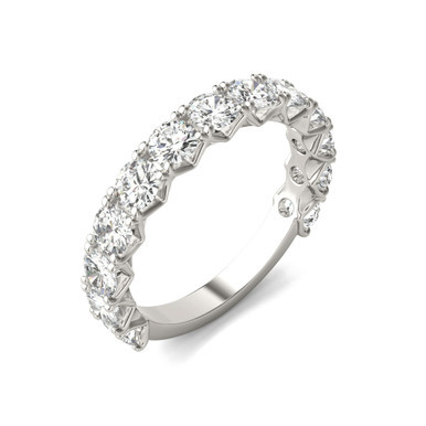 Moissanite Anniversary Band (2 Ct. t.w. Diamond Equivalent) in 14K White Gold