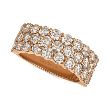 Strawberry & Nude™ Diamond Band (3-1/10 ct. t.w.) in 14k Gold or Rose Gold