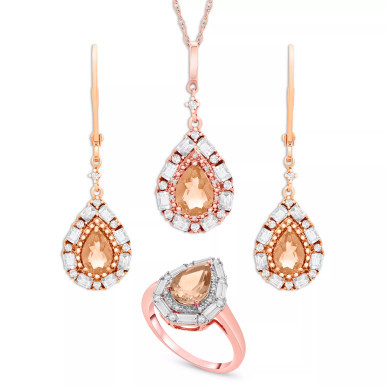 Morganite Multi-Gemstone Jewelry Collection