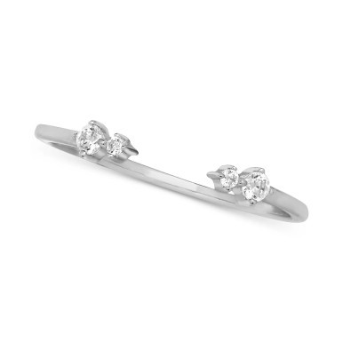 Cubic Zirconia Stackable Cuff Ring, Created for Macy's
