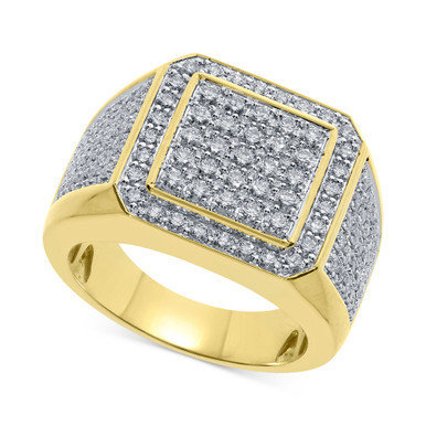 Men's Diamond Multi-Cluster Ring (2 ct. t.w.) in 10k Gold