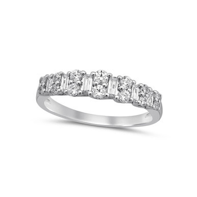 Diamond Band (5/8 ct. t.w.) in 14K White Gold