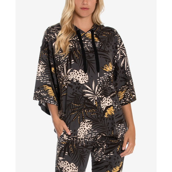 Women's Riley Jungle Tropical Hacci Lounge Hoodie