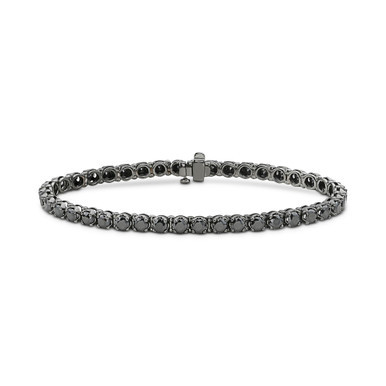 Men's Black Diamond Tennis Bracelet (10 ct. t.w.) in Black Rhodium-Plated Sterling Silver
