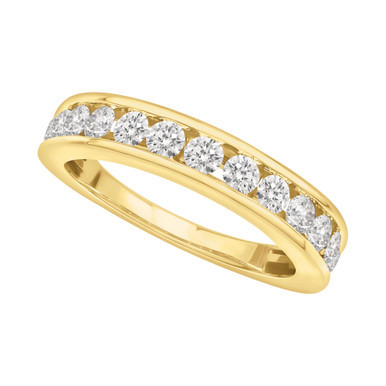 Certified Diamond Channel Band (2 ct. t.w.) in 14K White Gold or Yellow Gold