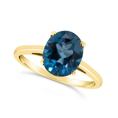 London Topaz (3-5/8 ct. t.w.) Ring in 14K Yellow Gold