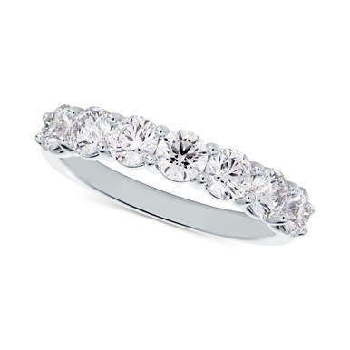Diamond Seven Stone Band (3/4 ct. t.w.) in 14k White Gold