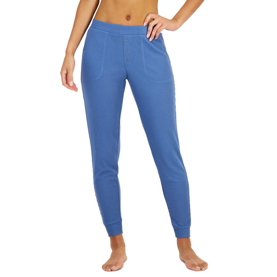 Women's Solid Waffle Sleep Jogger Pants, Created for Macy's