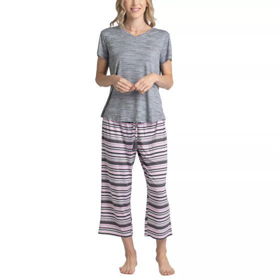 Women's 3-Pc. T-Shirt, Pants & Shorts Pajama Set