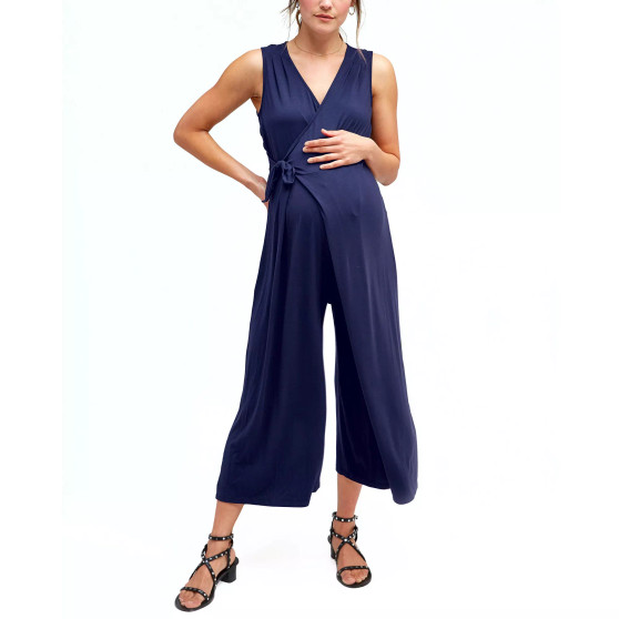 Women's Francesca Wide-Leg Maternity Jumpsuit