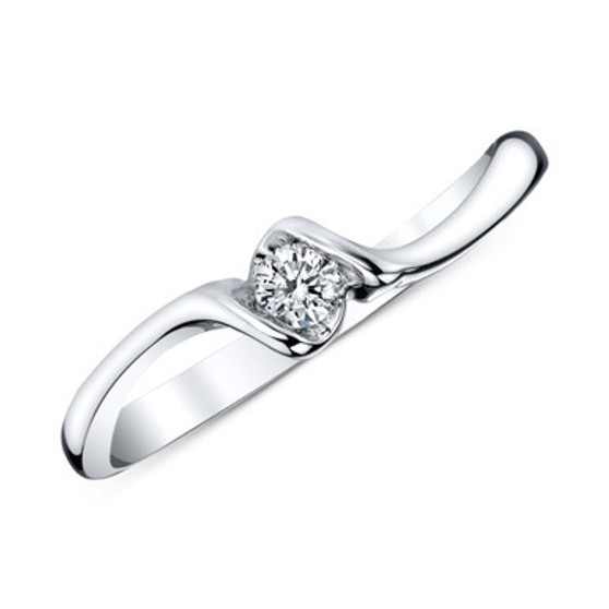 Diamond Ring (1/10 ct. t.w.) in 14k White Gold