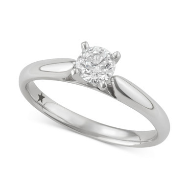 Solitaire Engagement Ring (1/2 ct. t.w.) in 14k  White or Yellow Gold
