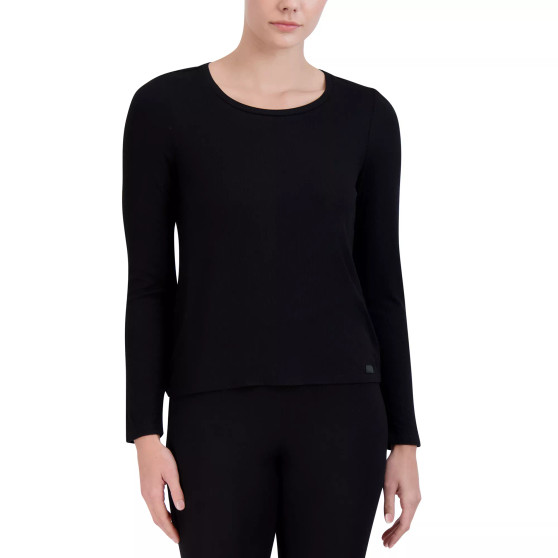 Women's Ribbed Long-Sleeve Sleep Tee
