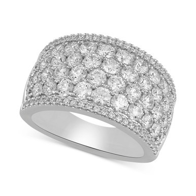 Diamond Pavé Band (3 ct. t.w.) in 10k White Gold