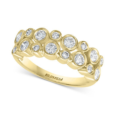 EFFY® Diamond Bezel Cluster Ring (3/4 ct. t.w.) in 14k Gold