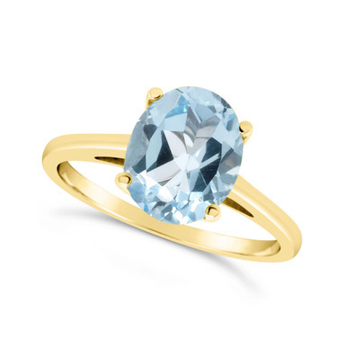 Topaz (3-5/8 ct. t.w.) Ring in 14K Yellow Gold