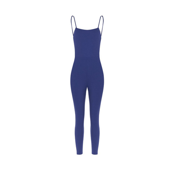 Women's Fitted Jumpsuit with Spaghetti Straps