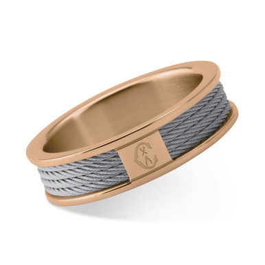 Women's Forever Two-Tone PVD Stainless Steel Cable Ring