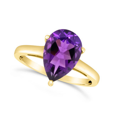 Amethyst (2-3/4 ct. t.w.) Ring in 14K Yellow Gold