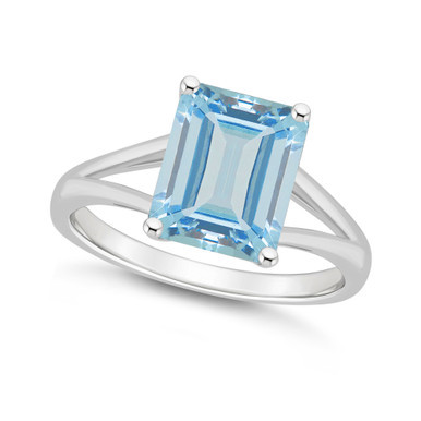 Women's Sky Blue Topaz (4-1/4 ct.t.w.) Ring in Sterling Silver
