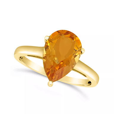 Citrine (2-3/4 ct. t.w.) Ring in 14K Yellow Gold