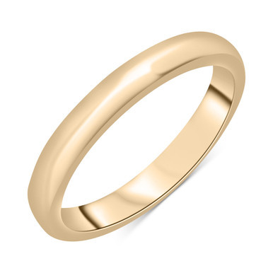 Rounded Band in 14k Gold-Plated Sterling Silver, Created for Macy's