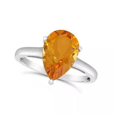 Amethyst (2-5/8 ct. t.w.) Ring in Sterling Silver. Also Available in Citrine