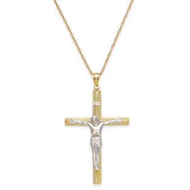 Men's Crucifix Pendant in 10k Gold