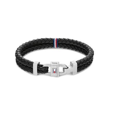 Men's Leather Braided Bracelet