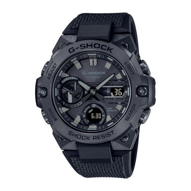 Men's Analog Digital Black Resin Watch 49.6mm, GSTB400BB-1A