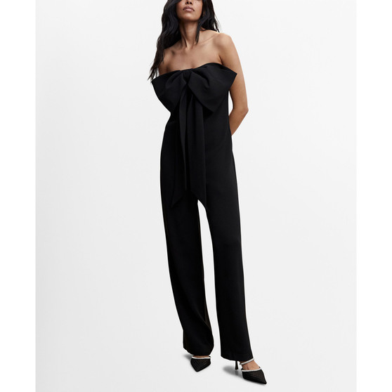 Women's Strapless Bow Jumpsuit