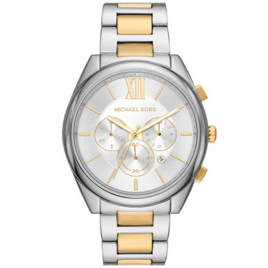 Men's Langford Chronograph Two-Tone Stainless Steel Bracelet Strap Watch 45mm