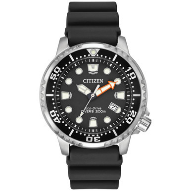 Eco-Drive Men's Promaster Dive Black Rubber Strap Watch 44mm