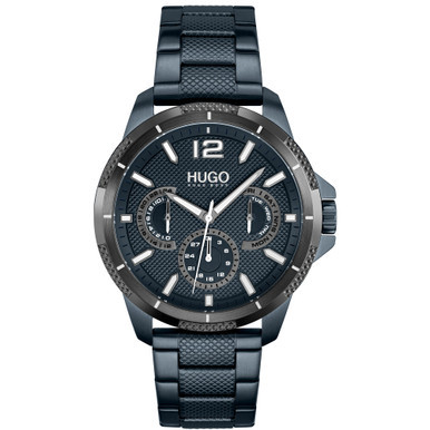 Men's #Sport Blue Stainless Steel Strap Watch 46mm