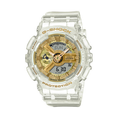 Unisex Analog Digital Clear Resin Watch 45.9mm, GMAS110SG-7A