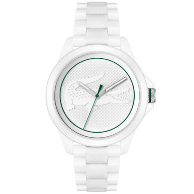 Men's Le Croc White Ceramic Bracelet Watch 44mm